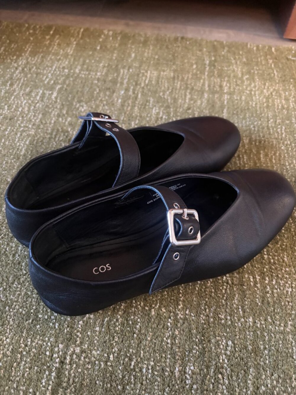 COS leather ballet flats